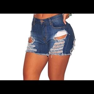 Denim Jean shorts.